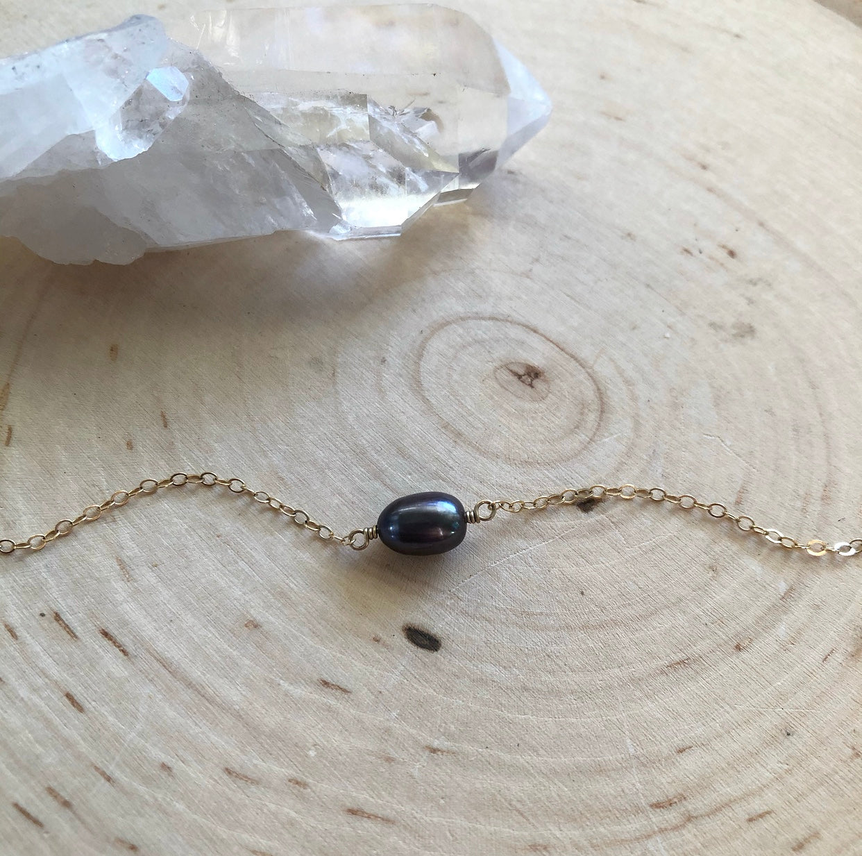 Mini Purple Pearl bracelet