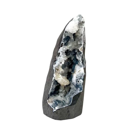 Druzy Chalcedony with Apophyllite Geode Cave | CT28