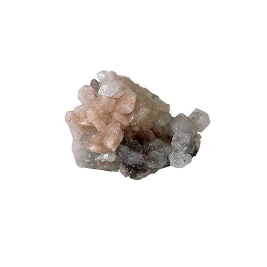 Stilbite on Apophyllite Cluster | CT16